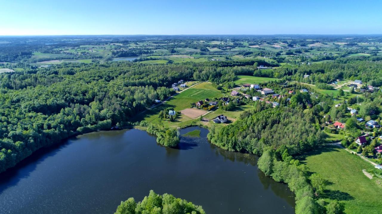 Osada Skoczkowo Komfortowe Domki Z Jacuzzi Nad Jeziorem- Sauna- Balia- Prywatny Staw Wedkarski Podiazy Esterno foto