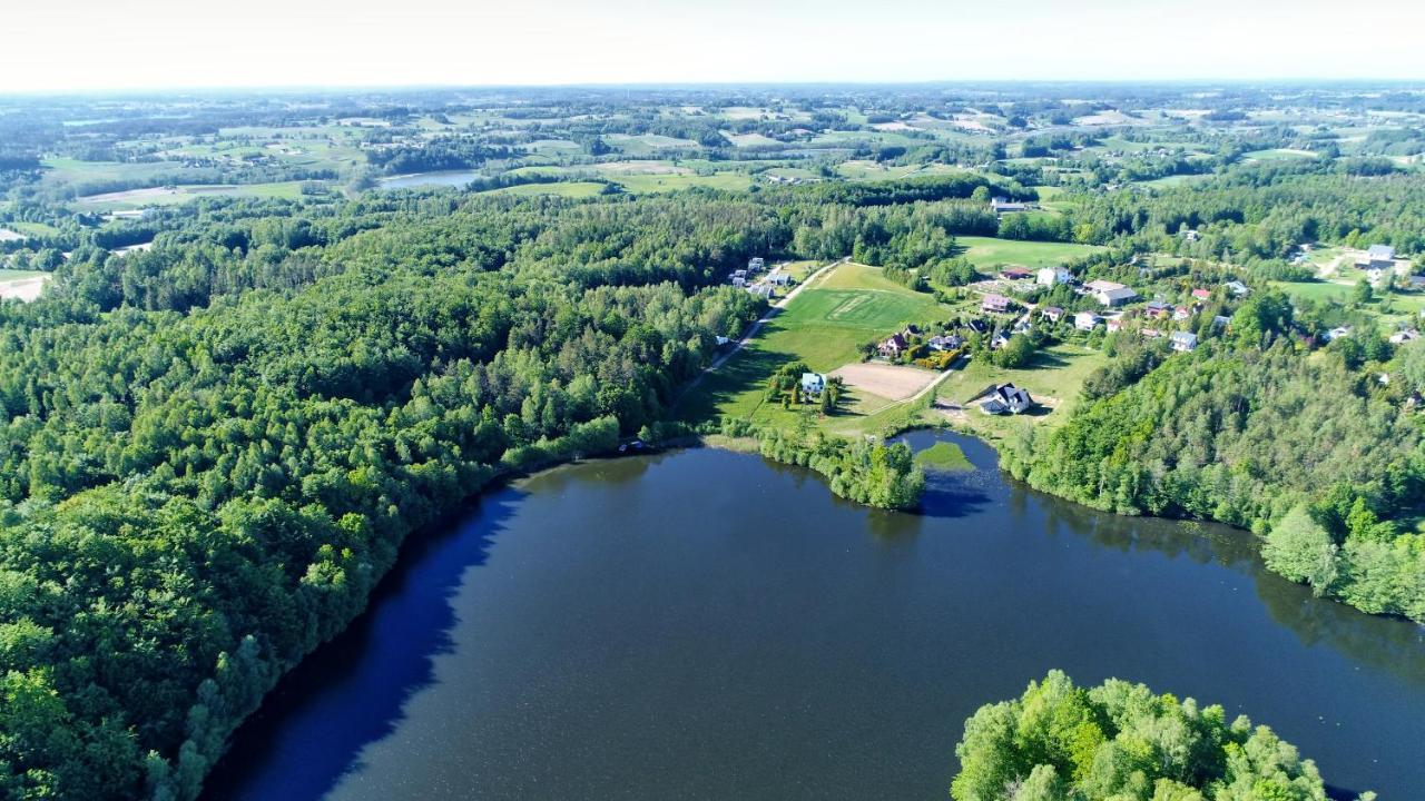 Osada Skoczkowo Komfortowe Domki Z Jacuzzi Nad Jeziorem- Sauna- Balia- Prywatny Staw Wedkarski Podiazy Esterno foto