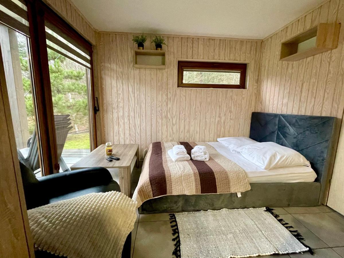 Osada Skoczkowo Komfortowe Domki Z Jacuzzi Nad Jeziorem- Sauna- Balia- Prywatny Staw Wedkarski Podiazy Esterno foto